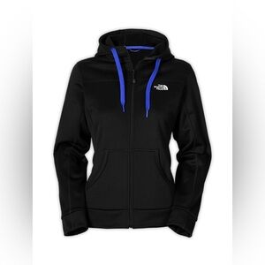 North Face Full Zip Black Hoody Womens Size Small